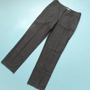 Trina Turk Gray Straight Leg High Waist Dress Pant Trousers Size 4